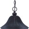 Homeroots 25 x 11.75 x 11.75 in. Capri 3-Light Black Coral Hanging Light 397983 - alternate 5